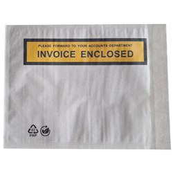 Eco Paper Labelopes Invoice Enclosed, Box of 1000