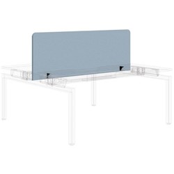 Sonic Balance Acoustic Centre Desk Screen 1200x577mm Blue/Black