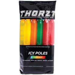 Thorzt Hydration Icy Poles Mixed Flavours, Pack of 10