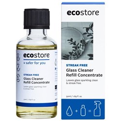 ecostore Glass Cleaner Concentrate Refill 50ml