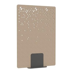 Satori Acoustic Divider Screen 1200x1800mm Blizzard Dark Camel