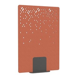 Satori Acoustic Divider Screen 1200x1800mm Blizzard Rust