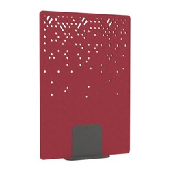 Satori Acoustic Divider Screen 1200x1800mm Blizzard Wine