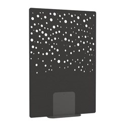 Satori Acoustic Divider Screen 1200x1800mm Bubbles Black