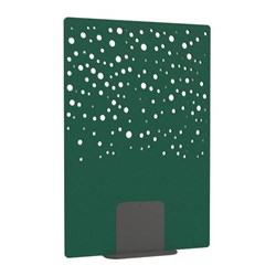 Satori Acoustic Divider Screen 1200x1800mm Bubbles Forest Green