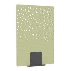 Satori Acoustic Divider Screen 1200x1800mm Bubbles Leaf Green