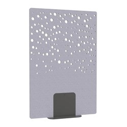 Satori Acoustic Divider Screen 1200x1800mm Bubbles Light Grey