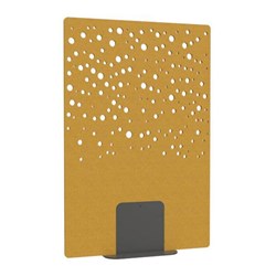 Satori Acoustic Divider Screen 1200x1800mm Bubbles Mustard