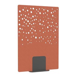 Satori Acoustic Divider Screen 1200x1800mm Bubbles Rust