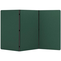 Boyd Visuals Freestanding Partition Screen 3 Panels 1000x1800mm Forest Green