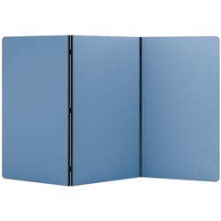 Boyd Visuals Freestanding Partition Screen 3 Panels 1000x1800mm Sky Blue