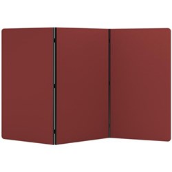 Boyd Visuals Freestanding Partition Screen 3 Panels 1000x1800mm Wine