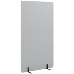 Boyd Visuals Freestanding Partition Screen 1 Panel 1000x1800mm Light Grey