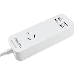 Jackson 1 Outlet Powerboard with 4 USB Charging Ports