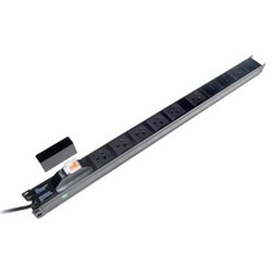 Dynamix 10 Outlet Vertical Power Rail (10A) 16 Amp 3 Pin Plug