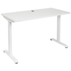 Amplify Straight Desk 1200x600mm White/White