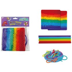 Sensory Activity Board Square Rainbow