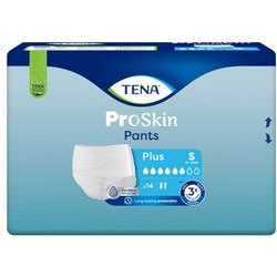 TENA ProSkin Continence Pants Plus Unisex Small, Carton of 4 Packs of 14