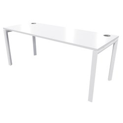 Novah Workstation Desk 1500x700mm White/White