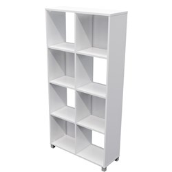 Cubby Hole Storage Unit 8 Cube 800x300x1650mm White