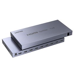 Unitek HDMI Splitter 4K 1 In 8 Out