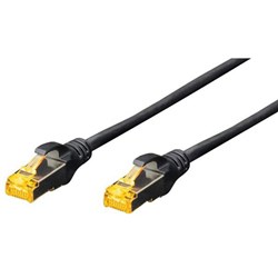 Digitus Cat6A STPF Patch Lead Cable 10m Black