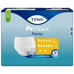 TENA ProSkin Continence Pants Unisex Normal Large, Carton of 4 Packs of 18