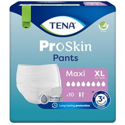 TENA ProSkin Continence Pants Unisex Maxi XL, Carton of 4 Packs of 10