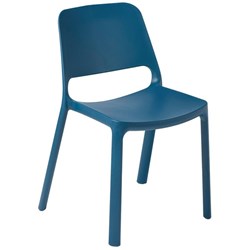 Eden Zero Café Stacking Chair Blue