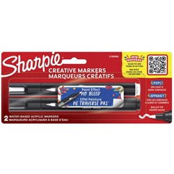 Sharpie Creative Acrylic Markers Bullet Tip, Pack of 2
