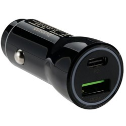 Jackson PTUSB54CIG Dual Port Car Charger Black