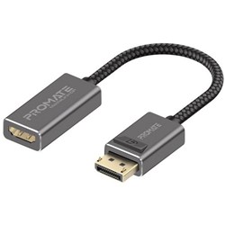 Promate DisplayPort to HDMI Adapter Grey/Black