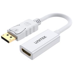 Unitek 4K 30Hz DisplayPort to HDMI Adapter With 0.2m Cable White