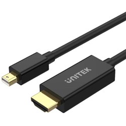 Unitek Mini DisplayPort to HDMI 1.4 Cable 2m Black