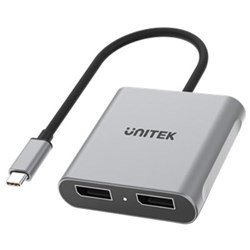 Unitek USB-C to Dual DisplayPort 8K Adapter