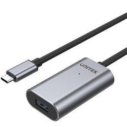 Unitek USB 3.1 USB-C Male to USB-A Female Active Extension Cable 5m