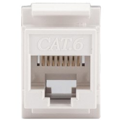 Dynamix Cat6 Rated RJ45 8C 2-Way Joiner White