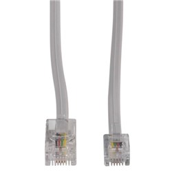 Dynamix RJ12 to RJ45 Phone Cable Grey 5m