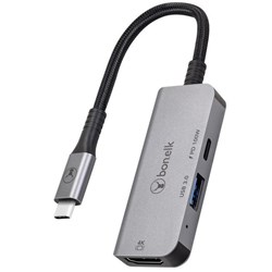 Bonelk Long-Life Series 3-in-1 Multiport Hub Space Grey