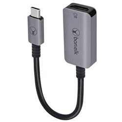 Bonelk Long-Life USB-C to 4K HDMI Adapter 150mm Space Grey