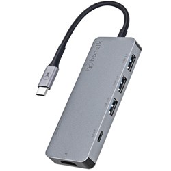 Bonelk Long-Life USB-C to 6-in-1 Multiport Hub Space Grey