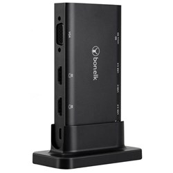 Bonelk 9-In-1 Desktop Multi-Port Hub USB-C Black