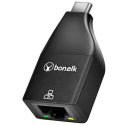 Bonelk USB-C to Ethernet Adapter Black