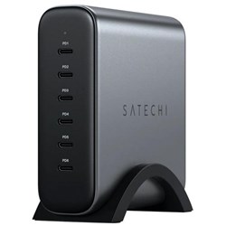  Satechi USB-C 200W 6-Port GaN Charger Space Grey