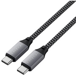 Satechi USB-C to USB-C Short Cable 250mm Space Grey