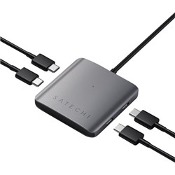 Satechi Aluminium 4-Port USB-C Hub Space Grey