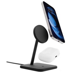 Twelve South HiRise 2 Deluxe 2-in-1 Qi2 Charger Black