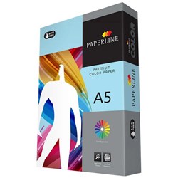 Paperline A5 80gsm Ocean Blue Copy Paper, Pack of 500