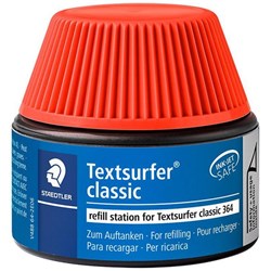 Staedtler Textsurfer Classic 488 64 Red Highlighter Ink Refill Station 30ml