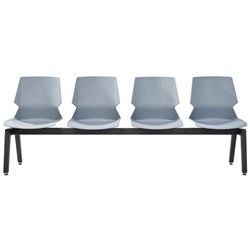 Sylex Prism 4 Seat Beam Chair Grey/Grey